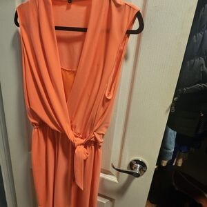 RACHEL ROY Tangerine Wrap Dress